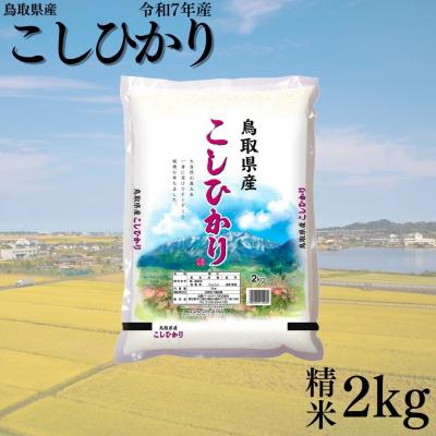 ふるさと納税 湯梨浜町 鳥取県産こしひかり◇精米2kg◇令和7年産(382KZ.)