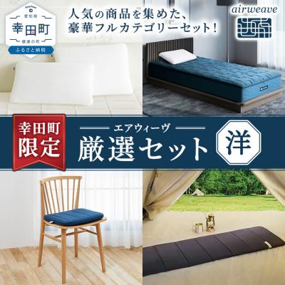 ふるさと納税 幸田町 幸田町 エアウィーヴ 厳選セット(洋) ピロー スタンダード ベッドマットレスS4.0 (シングル)