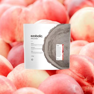 ふるさと納税 下関市 [ピーチ風味] EZOBOLIC プロテイン 1kg LG101-K