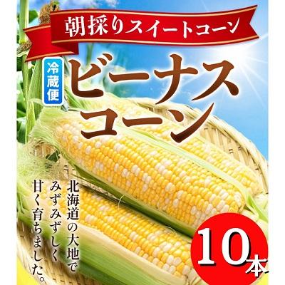 ふるさと納税 本別町 [先行受付]北海道十勝本別町産とうもろこし「ビーナスコーン」10本セット