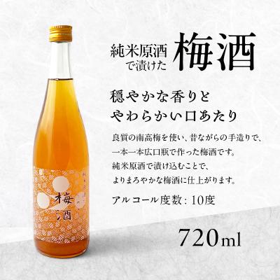 ふるさと納税 加西市 梅酒 純米原酒でつけた梅酒 720ml 2本 セット 果実酒 低アルコール[No5698-2485] |  | 02