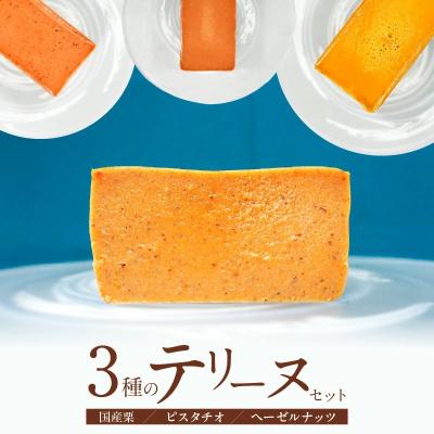 ふるさと納税 碧南市 [テリーヌ専門店L](約200g)国産栗・ピスタチオ・ヘーゼルナッツ3種のテリーヌ