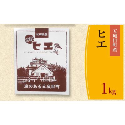 ふるさと納税 五城目町 五城目町産 ヒエ 1kg
