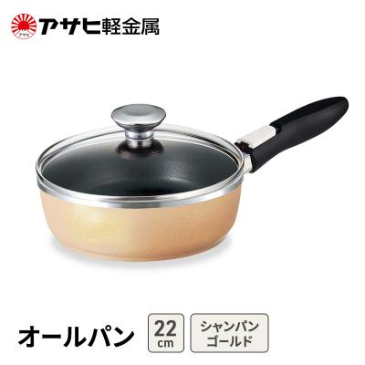ふるさと納税 加西市 フライパン 深型 取っ手が取れる 22cm オールパンゼロ アサヒ軽金属 [No5698-2498]