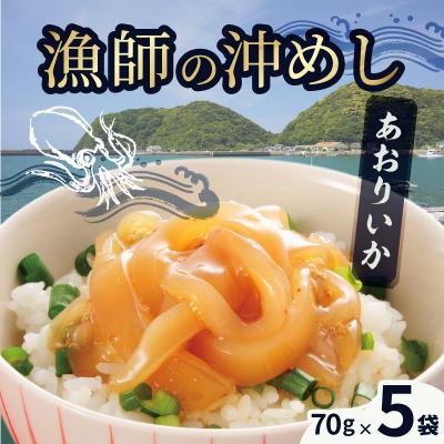 ふるさと納税 天草市 漁師の沖めしあおりいか(70g)×5袋