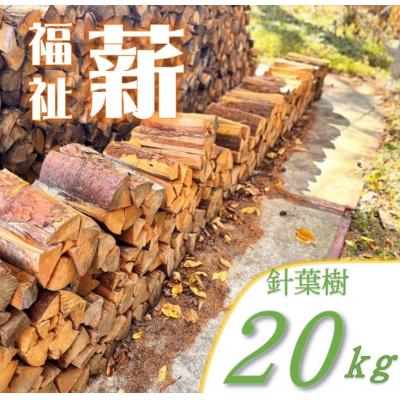 ふるさと納税 伊那市 信州産 松の薪 約20キロ 薪長35センチ