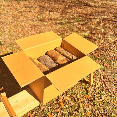 ふるさと納税 伊那市 信州産　広葉樹の薪　約100キロ(20キロ×5箱)　薪長35センチ_2