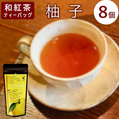 ふるさと納税 東白川村 和紅茶ティーバッグ ゆず 8個 東白川村産 岐阜県産 特選 和紅茶 紅茶 柚子 ティーバッグ