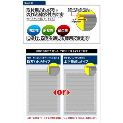 ふるさと納税 各務原市 日よけ遮光率97% アルミすだれ 上下棒通しタイプ C5 巾203cm×丈2m【1205】の画像
