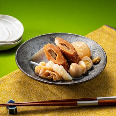 ふるさと納税 新宮町 [常温で保管できる!]おでん缶詰(300g×5缶)