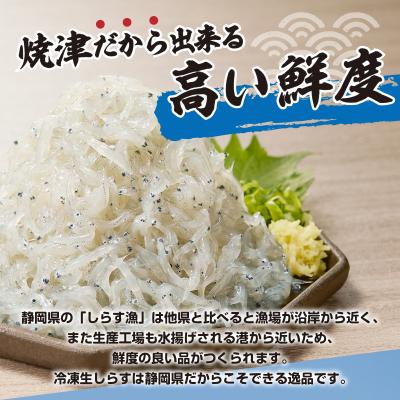 ふるさと納税 焼津市 静岡県産お刺身用生しらす:100g×6パック　合計600g(a10-1266) |  | 01