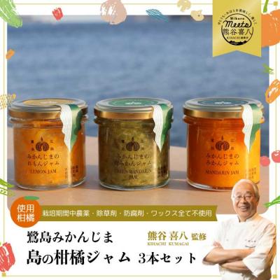 ふるさと納税 三原市 [熊谷喜八監修] 鷺島みかんじまジャム 3本セット(140g×3個)[017-035]