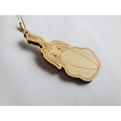 ふるさと納税 佐川町 [アオリイカ・ニッケル]11種から選べる ヒノキ薫る 魚のウッドキーホルダー