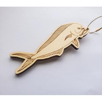 ふるさと納税 佐川町 [シイラ・ニッケル]11種から選べる ヒノキ薫る 魚のウッドキーホルダー