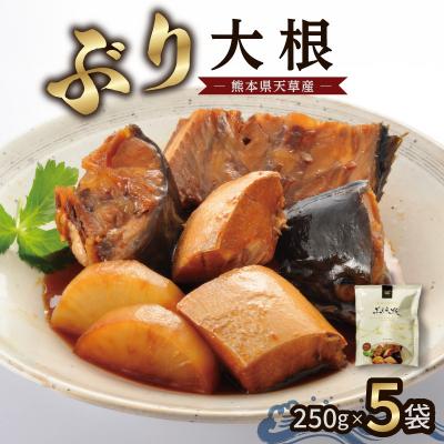 ふるさと納税 天草市 ぶり大根5個セット