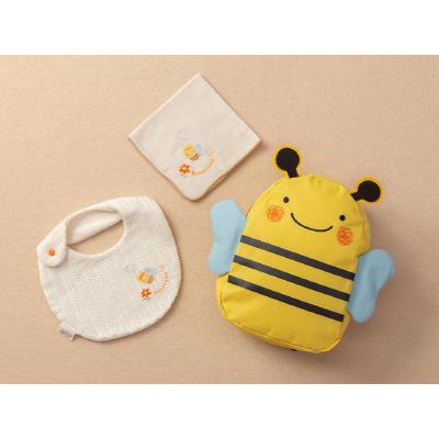 ふるさと納税 横浜市 リュック&amp;スタイ&amp;ハンカチセット(みつばち)