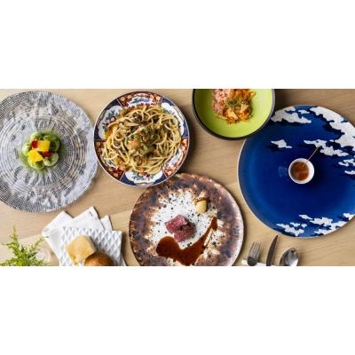 ふるさと納税 横浜市 選べるメインなど 全6品EVOLTAランチコース+乾杯スパークリング ペアチケット