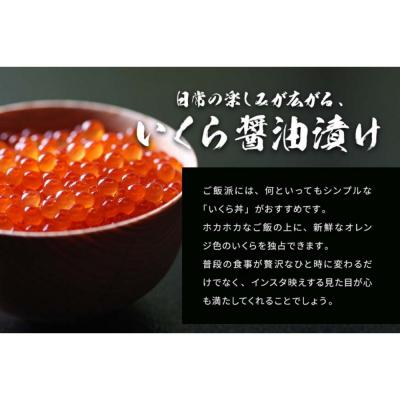 ふるさと納税 名古屋市 いくら 醤油漬け 200g アメリカ 鮭の卵 尾張まるはちの画像