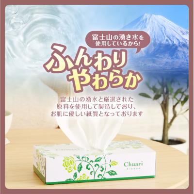 ふるさと納税 富士市 【配送2個口】ボックスティッシュChuari 120W 120箱 [sf002-551]_1