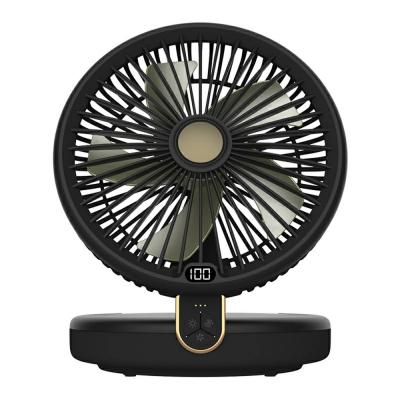 ふるさと納税 名古屋市 [ブラック]扇風機 多機能 デスクランプ ファン 卓上 壁掛け 2WAY仕様