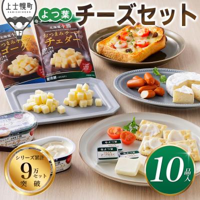 ふるさと納税 上士幌町 よつ葉 チーズ 詰め合わせ 計10品 北海道 ギフト おいしい