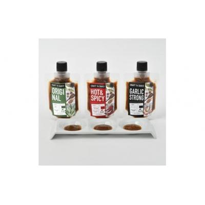 ふるさと納税 善通寺市 CRAFT 14 SAUCEセット(オリジナル2本、ガーリックストロング・ホット&amp;スパイシー各1本)