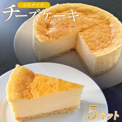 ふるさと納税 香南市 チーズケーキ 6号サイズ 1/2ホール分 5カット ベイクドチーズケーキ mo-0005