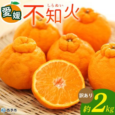 ふるさと納税 西予市 <不知火 訳あり 約2kg> 柑橘 愛媛 果物 くだもの 訳アリおれんじはーと