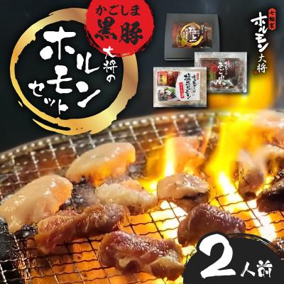 ふるさと納税 鹿児島市 かごしま黒豚 ホルモンセット2人前 (1×1セット) K378-001_01