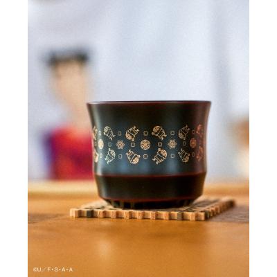 ふるさと納税 湯沢市 クレヨンしんちゃん 川連漆器カップ 雪柄 黒・赤セット[O16701]