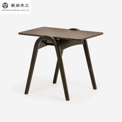 ふるさと納税 湯沢市 [秋田木工]サイドテーブル「T-202」 ウォールナット塗装[I7402-2]