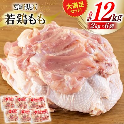 ふるさと納税 美郷町 若鶏 もも肉 2kg×6 合計12kg 九州児湯フーズ 宮崎県 美郷町 鶏肉 [31bf0010]