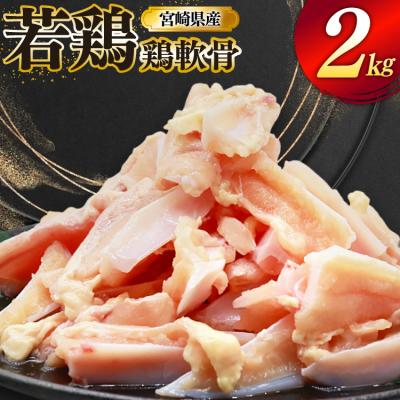ふるさと納税 美郷町 鶏肉 軟骨 若鶏 鶏軟骨 1kg 2p ミヤケイフード 宮崎県 美郷町 小分け [31bp0001]