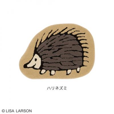 ふるさと納税 八尾市 (ハリネズミ)LISALARSON 3柄から選べるダイカットマット(E159)
