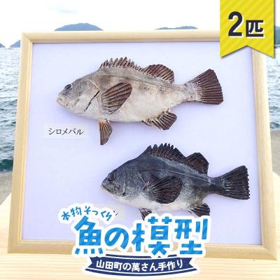 ふるさと納税 山田町 手作り 本物そっくり魚の模型 2点