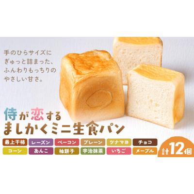 ふるさと納税 矢掛町 侍が恋する ましかくミニ生食パン 計12個 侍が恋するパン屋[30日以内に出荷予定(土日祝除く)]