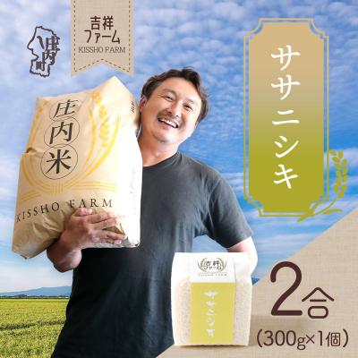 ふるさと納税 庄内町 吉祥ファーム 2合キューブ×1個 ササニシキ 300g 無洗米 令和7年産 2025年産 ブランド米