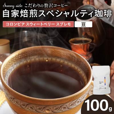ふるさと納税 小牧市 スペシャルティ珈琲 コロンビア スウィートベリー スプレモ 100g/豆のまま[137S16-01]
