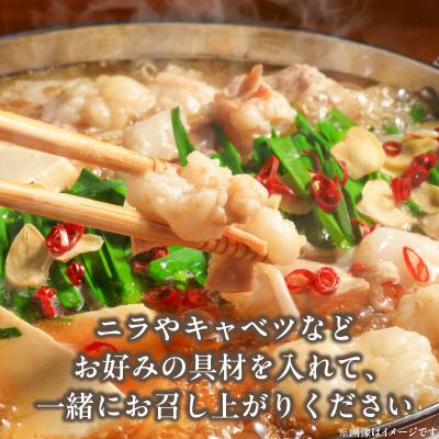 ふるさと納税 小牧市 [食肉総合卸 丸正]厳選国産牛のもつ鍋セット(3人前)[153M16]