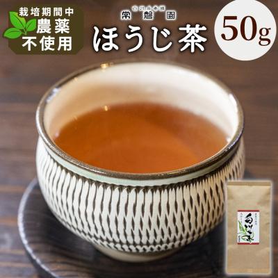 ふるさと納税 東白川村 栽培期間中 農薬不使用! 浅炒りほうじ茶 50g 常磐園 ほうじ茶 日本茶 緑茶 煎茶