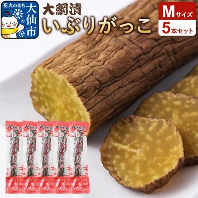 ふるさと納税 大仙市 大綱漬いぶりがっこ Mサイズ 5本セット|22_ots-050501 | 