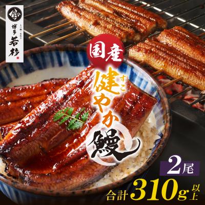 ふるさと納税 福智町 健やか鰻 国産うなぎ蒲焼(無頭)2尾(計310g以上)
