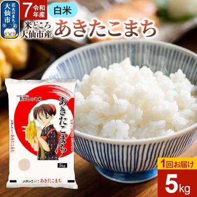 ふるさと納税 _大仙市 米 あきたこまち[白米]令和7年産 5kg|22_aok-010501