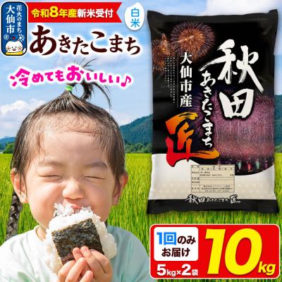 ふるさと納税 大仙市 ＜令和8年産＞米【白米】 あきたこまち 10kg
