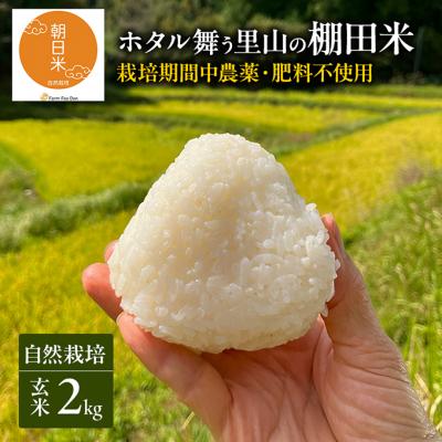 ふるさと納税 赤磐市 先行受付 自然栽培 農薬不使用 肥料不使用 玄米2kg 令和8年産 [NO5765-1515]