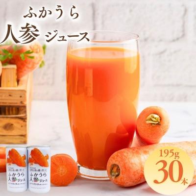 ふるさと納税 深浦町 ふかうら 人参 ジュース 195g 30本