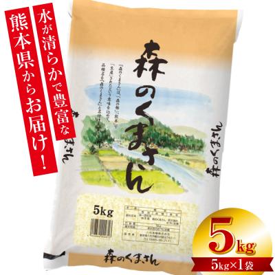 ふるさと納税 八代市 [令和7年産] 熊本県産 森のくまさん 5kg (5kg×1袋)