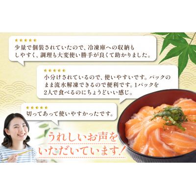 ふるさと納税 気仙沼市 訳あり サーモン 切り落とし おさしみ用 計4kg 125g ×32p [20565968]
