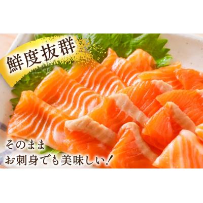 ふるさと納税 気仙沼市 訳あり サーモン 切り落とし おさしみ用 計4kg 125g ×32p [20565968]