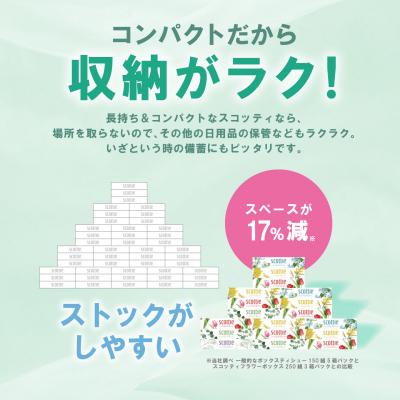ふるさと納税 八代市 ティッシュ 15箱 スコッティ フラワーボックス_186-6425 |  | 03